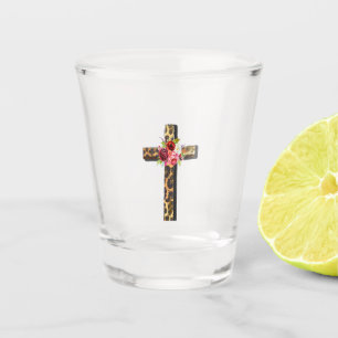 Womens New Style Christian Cross Inspirational Jes Shot Glass