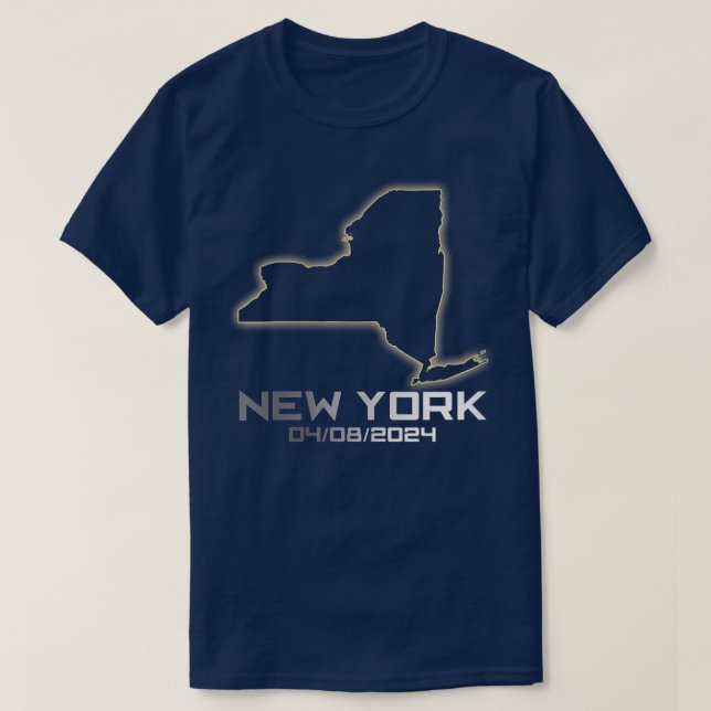 Womens New York America Astronomy otal Solar Eclip T-Shirt (Design Front)
