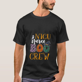 Womens NICU Nurse Boo Crew Neonatal ICU Nurse Hall T-Shirt