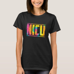Womens Nicu Nurse Colourful T-Shirt