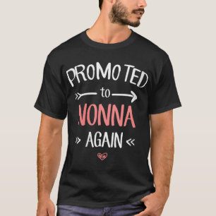 Womens Nonna New Promoted To Nonna Again V-neck  T-Shirt