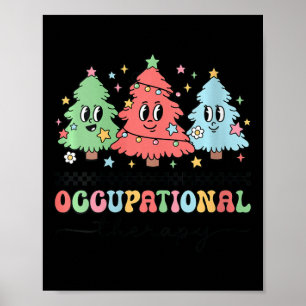 Womens Occupational Therapy Ot Therapist Ota Retro Poster