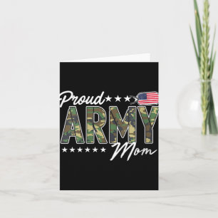 Womens Ocp Proud Army Mom For Mothers Of Soldiers Card