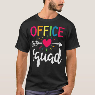 Womens Office Squad School Secretary Administrativ T-Shirt