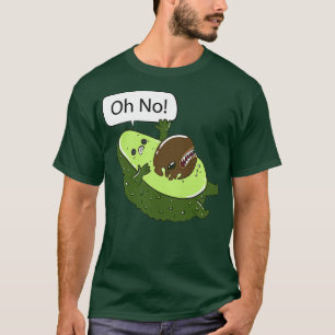 Womens Oh No Avocado Alien Pregnant Mama Childbirt T-Shirt