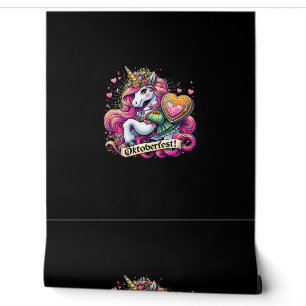 Womens Oktoberfest Unicorn Girls Tank Top Wallpaper