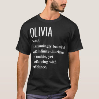 Womens Olivia First Name Definition Personalized G T-Shirt