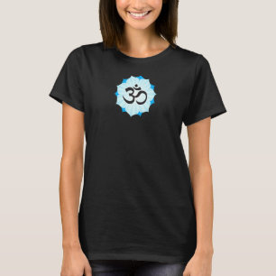 Womens Om Green Yoga 6 T-Shirt