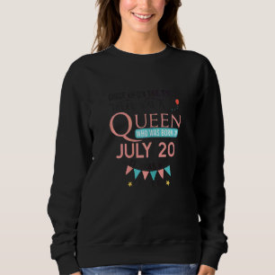 Womens Once Upon The Time There Was A Queen Born Sweatshirt