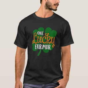 Womens One Lucky Farmor St Patricks Day Mother Mom T-Shirt