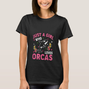 Womens Orca Fish Just A Girl Who Loves Orcas Tank
