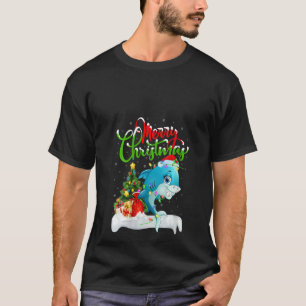 Womens Orca Fish  Xmas Decorations Santa Orca Chri T-Shirt