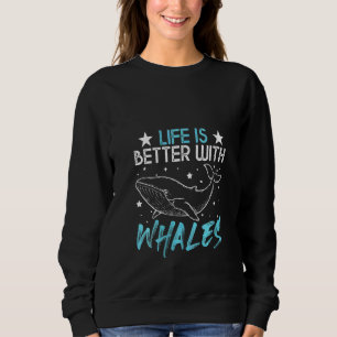 Womens  Orca  Graphic For Women Men Kids Whale V N Sweatshirt