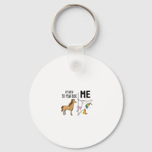 Womens Other Unicorn 30 Year Olds Birthday And Me Keychain