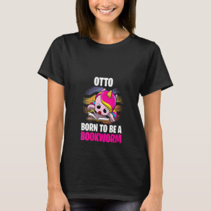 Womens Otto  Born To Be A Bookworm  Personalized T-Shirt