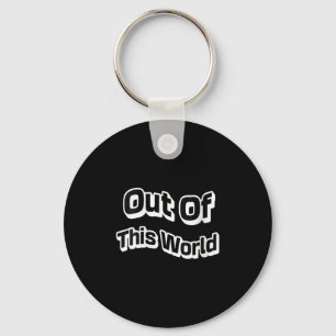 Womens Out Beyond The Galaxy Cosmic Vibes Intergal Keychain
