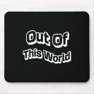 Womens Out Beyond The Galaxy Cosmic Vibes Intergal Mouse Pad