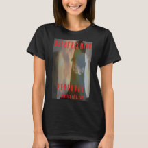 Women's "Out Of His Mind" black t-shirt