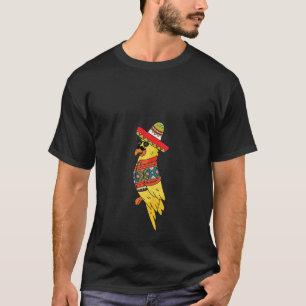 Womens Parrot Cinco De Mayo Cute Bird Sombrero Mex T-Shirt
