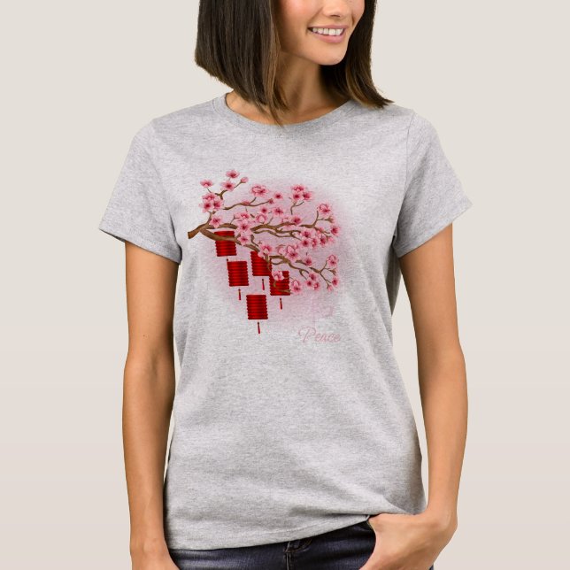 Women's Peace and Lanterns T-Shirt (Front)