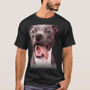 Womens Perfect Present For Pitbull Lovers  Colorfu T-Shirt