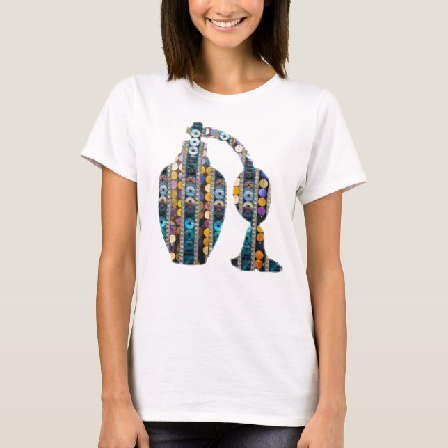 Womens Perfume Fragrance Bottle T-Shirt Mom Gift (Front)