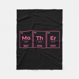 Womens periodic table of elements mother - mom eve fleece blanket
