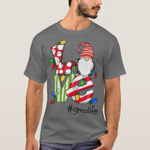 Womens Personalized Love Gmalife Candy Gnome Chris T-Shirt