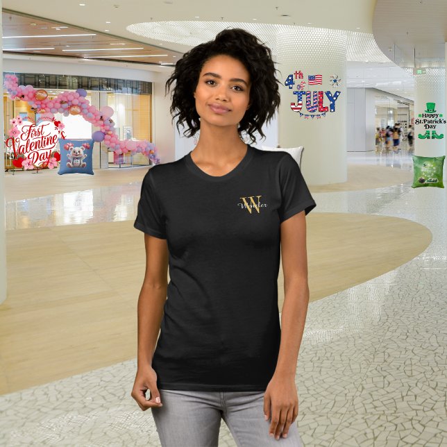 Women's Personalized Monogram T-Shirt (Creator Uploaded)