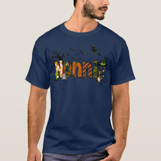 Womens Personalized Nonnie Halloween Shirt, Spooky T-Shirt