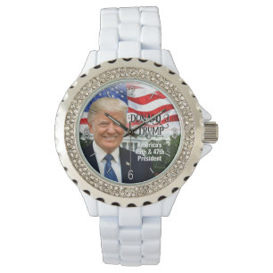 Womens Photo 47th President Donald Trump 2024 Watch