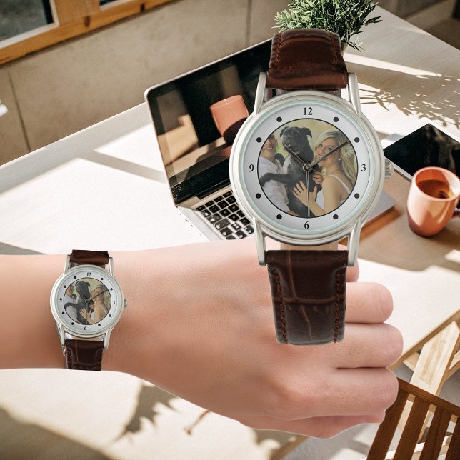 Women's Photo Watch Personalized Wife Anniversary (Creator Uploaded)