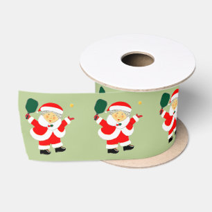 Women's Pickleball Holiday Satin Ribbon