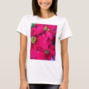 Women's poinsettias shirt
