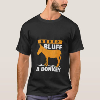 Womens Poker Player Never Donkey A Fish Casino Fun T-Shirt