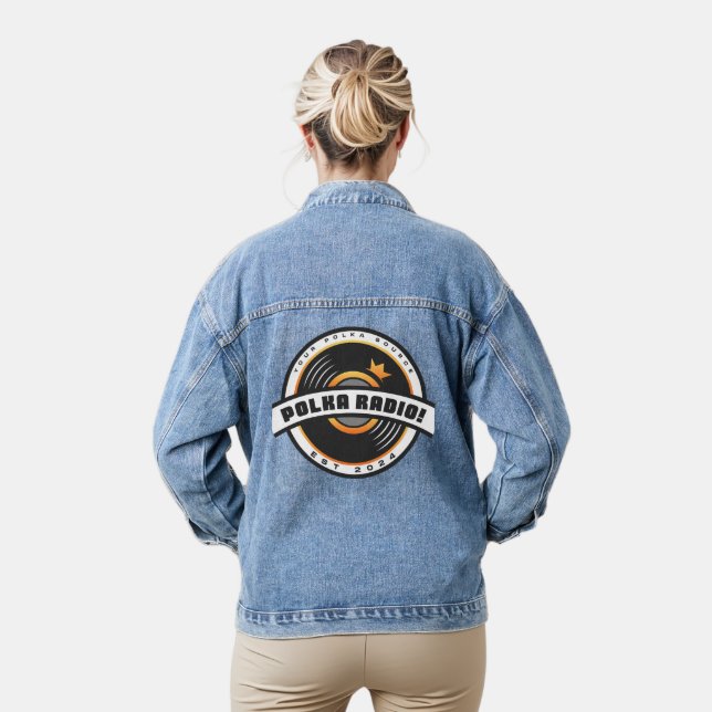Women's Polka Radio Denim Jacket (Modèle)