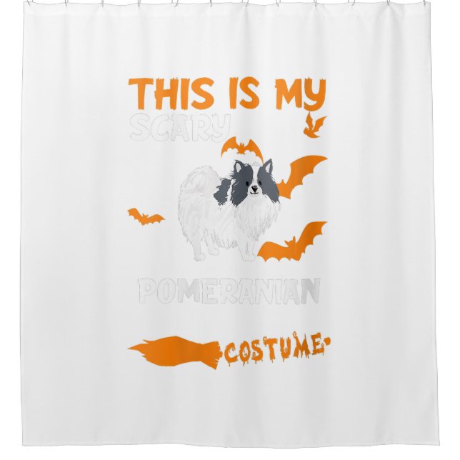 Womens Pomeranian Black And White Costume (Front)