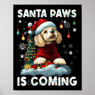 Womens Poodle Christmas Tree Lights Decorations Do