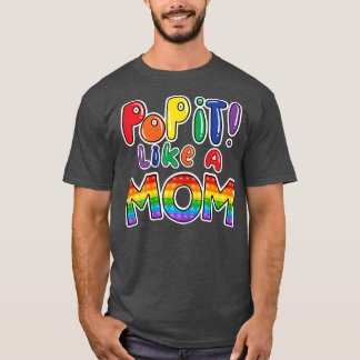 Womens Pop It like a Mom Of The Birthday Girl Or B T-Shirt
