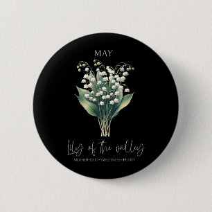 Womens Positive Quote Flower Birthday Floral Birth 2 Inch Round Button