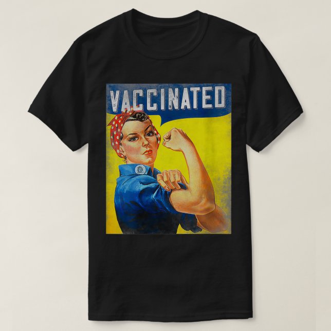Womens Pro Vaccine, I Got Vaccinated, Want a hug R T-Shirt (Design Front)