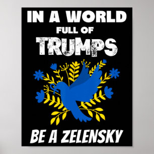 Women's Pro Zelensky We Need More Zelenskys Suppor Poster