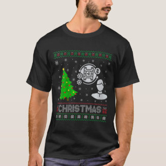 Womens Producer Xmas Tree Lighting Ugly Christmas  T-Shirt