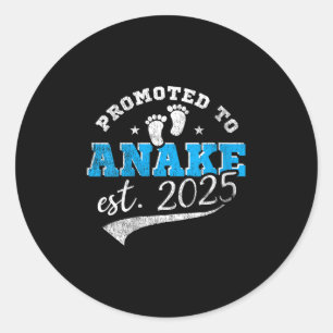 Womens Promoted To Anake 2025 New Hawaiian Aunt Vi Classic Round Sticker
