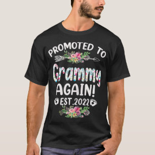 Womens Promoted To Grammy Again 2022 Mother's Day  T-Shirt