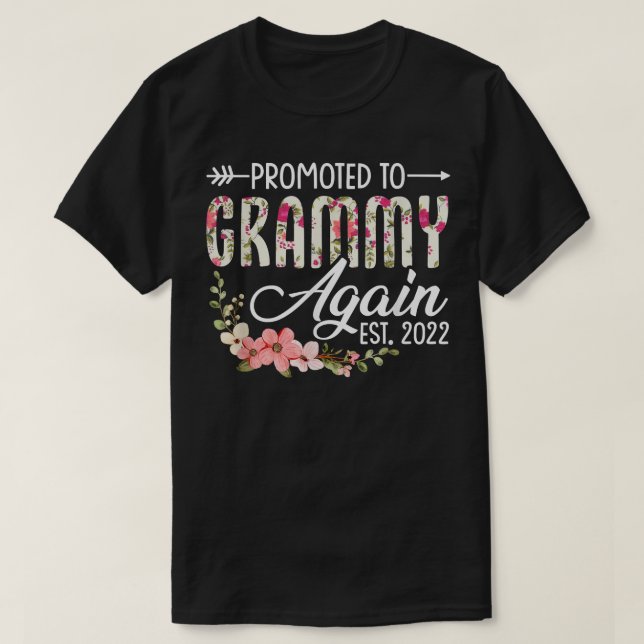 Womens Promoted To Grammy Again Est  T-Shirt (Design Front)