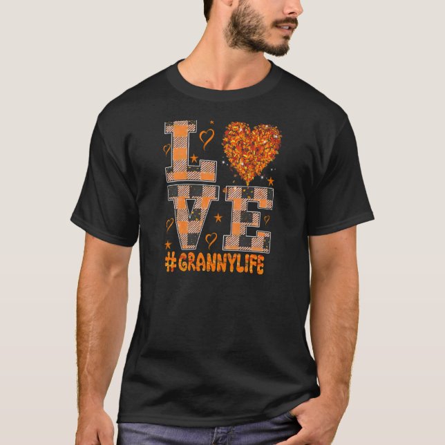 Womens Promoted To Grandma World's Best Granny Eve T-Shirt (Front)