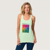 Women's Promotional Racerback Slim Fit Business Tank Top (Front Full)