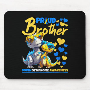 Womens Proud Brother World Down Syndrome Awareness Mouse Pad