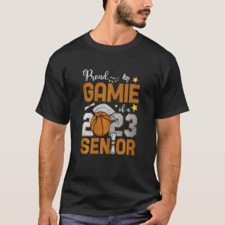 Womens Proud Gamie Of A 2023 Senior Basketball Gra T-Shirt